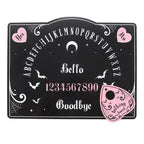 Pastel Pink and Black Gothic Ouija Talking Board