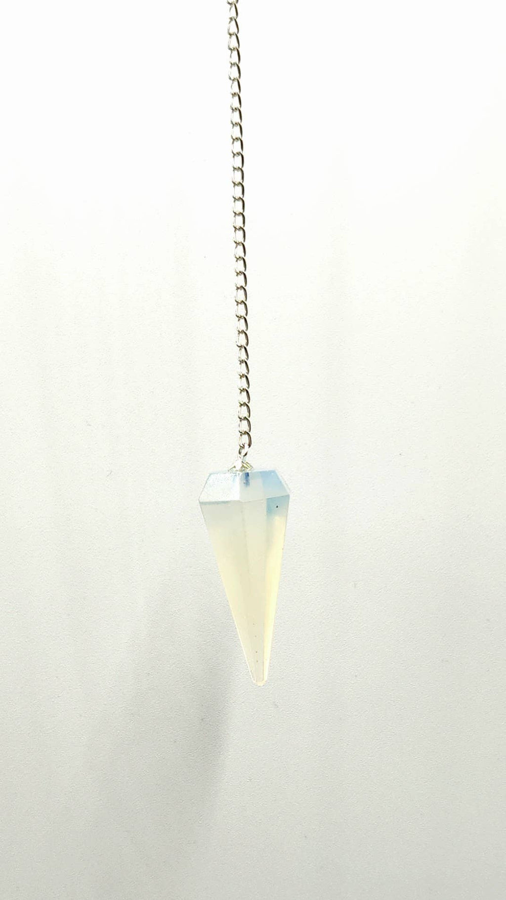 Opalite Pendulum w/Silver Plated Chain