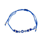 Blue Evil Eye Knot Bracelet