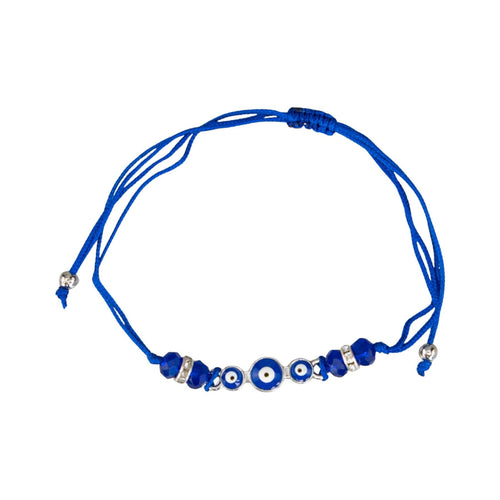 Blue Evil Eye Knot Bracelet