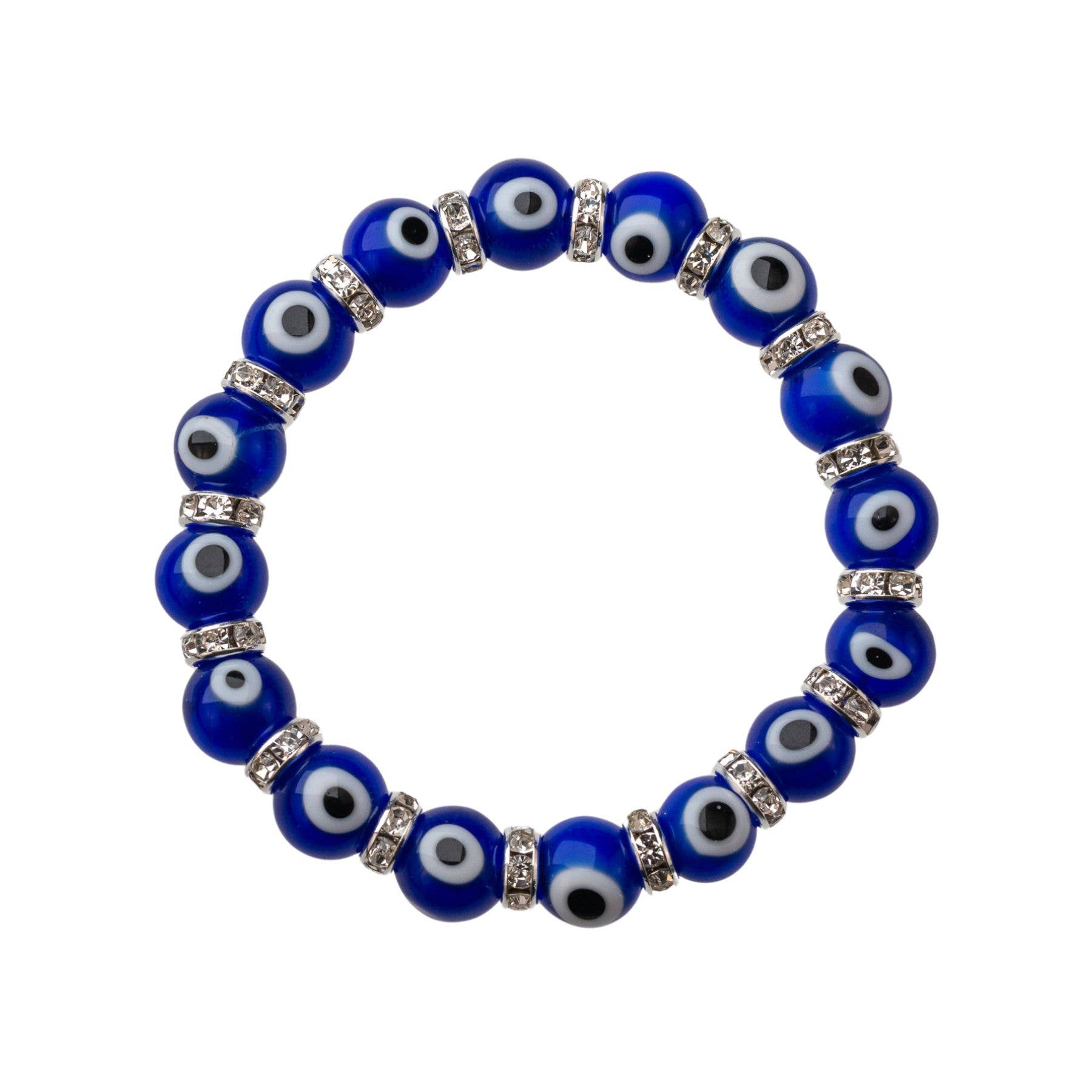 Dark Blue Evil Eye Bracelet