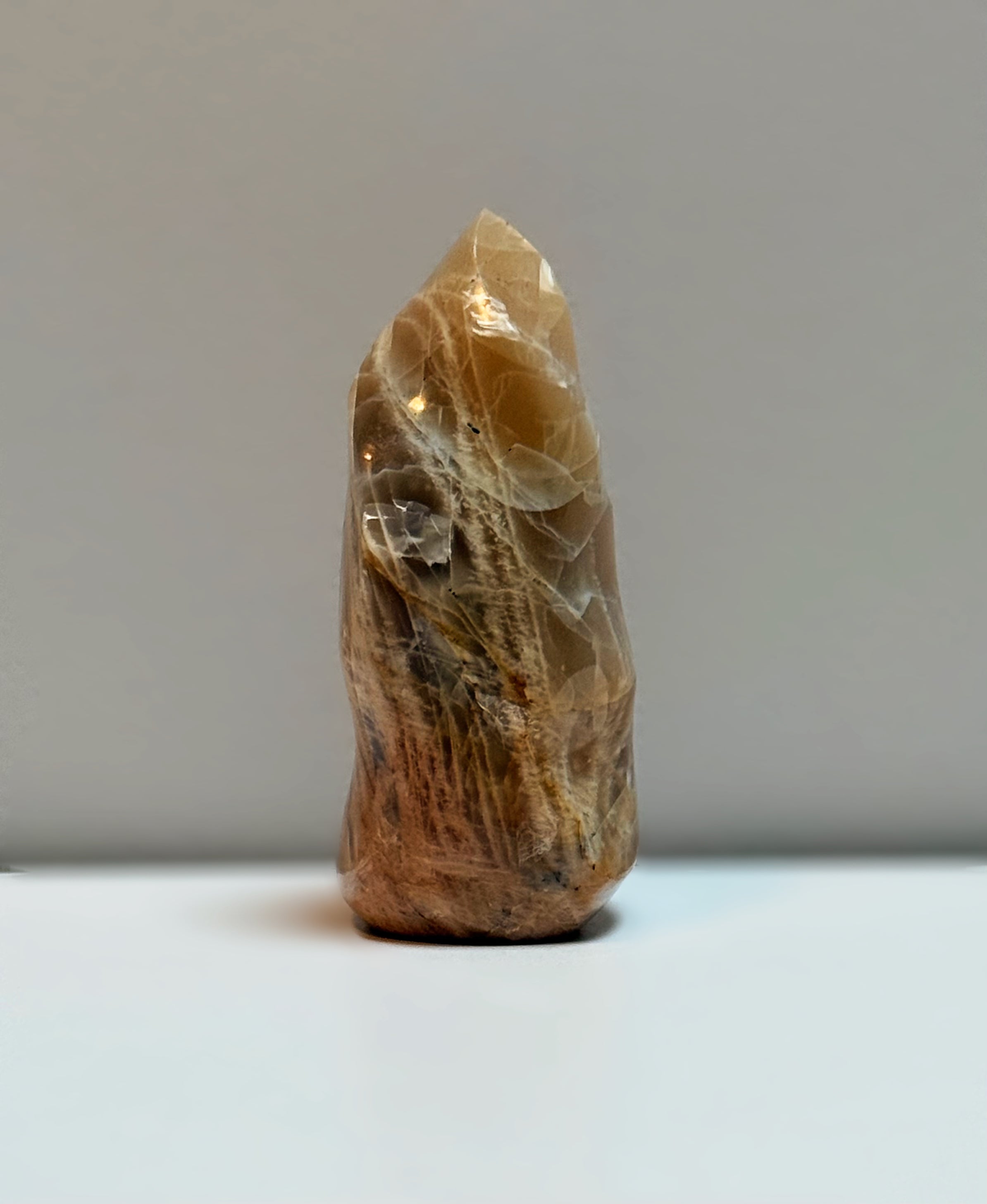 Peach Moonstone Flame