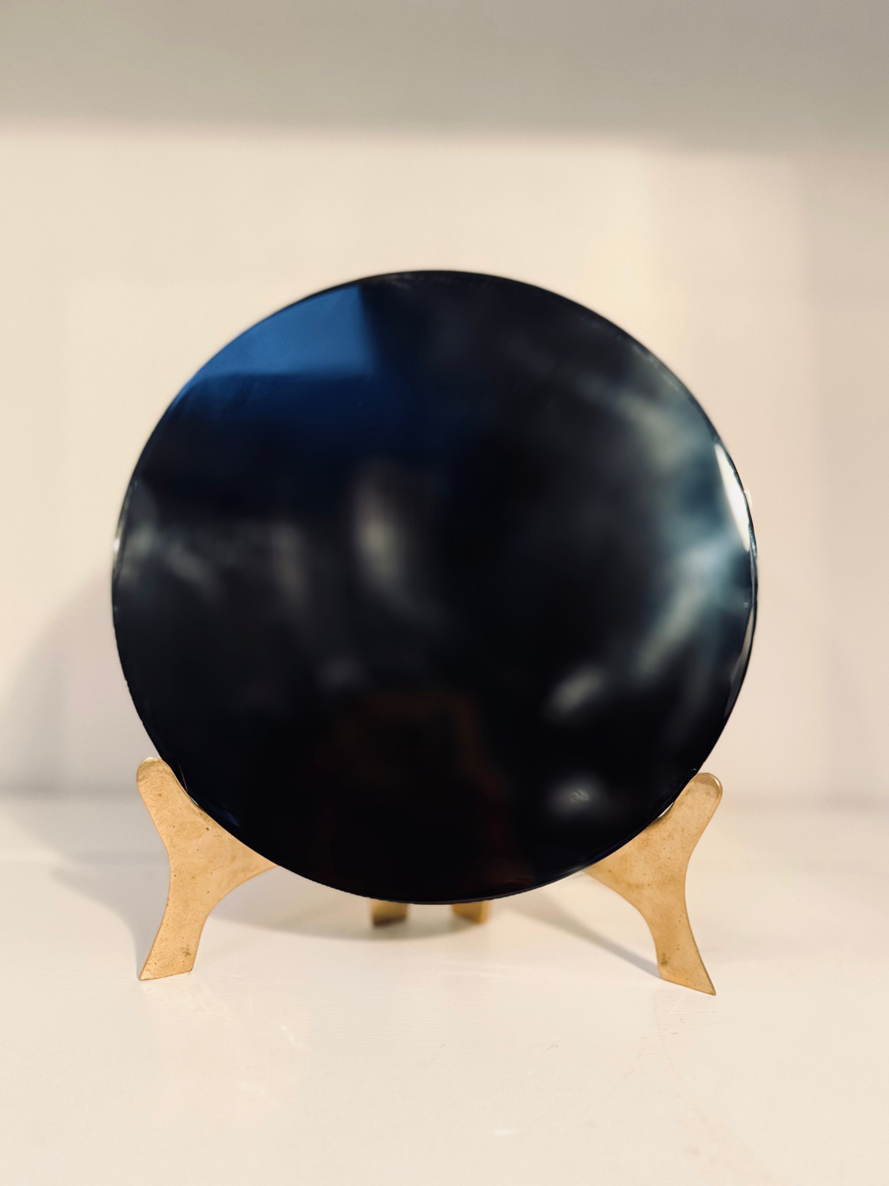 🖤 Black Obsidian Scrying Mirror
