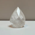 Clear Quartz Faceted Flame