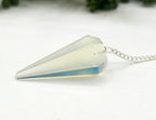 Opalite Pendulum w/Silver Plated Chain